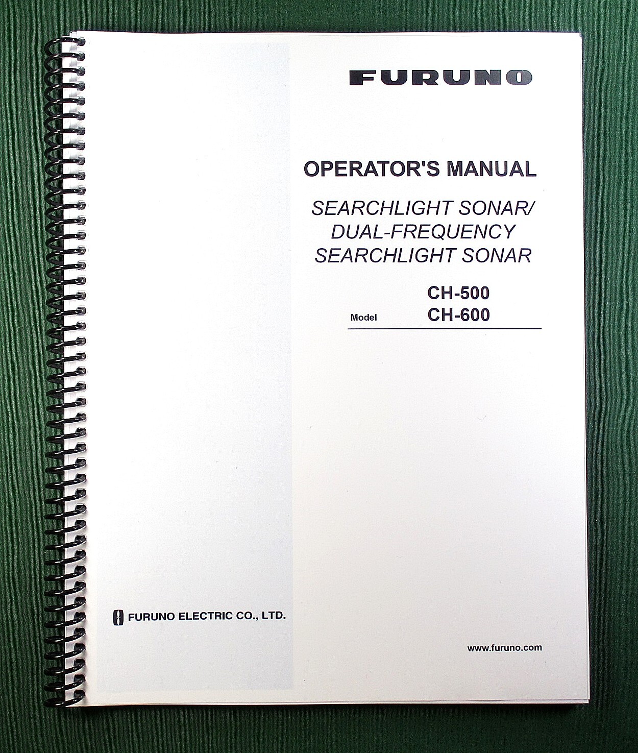 Furuno CH-500 CH-600 Operator&rsquo;s Manual: Full Color 111 Pages & Clear Covers!