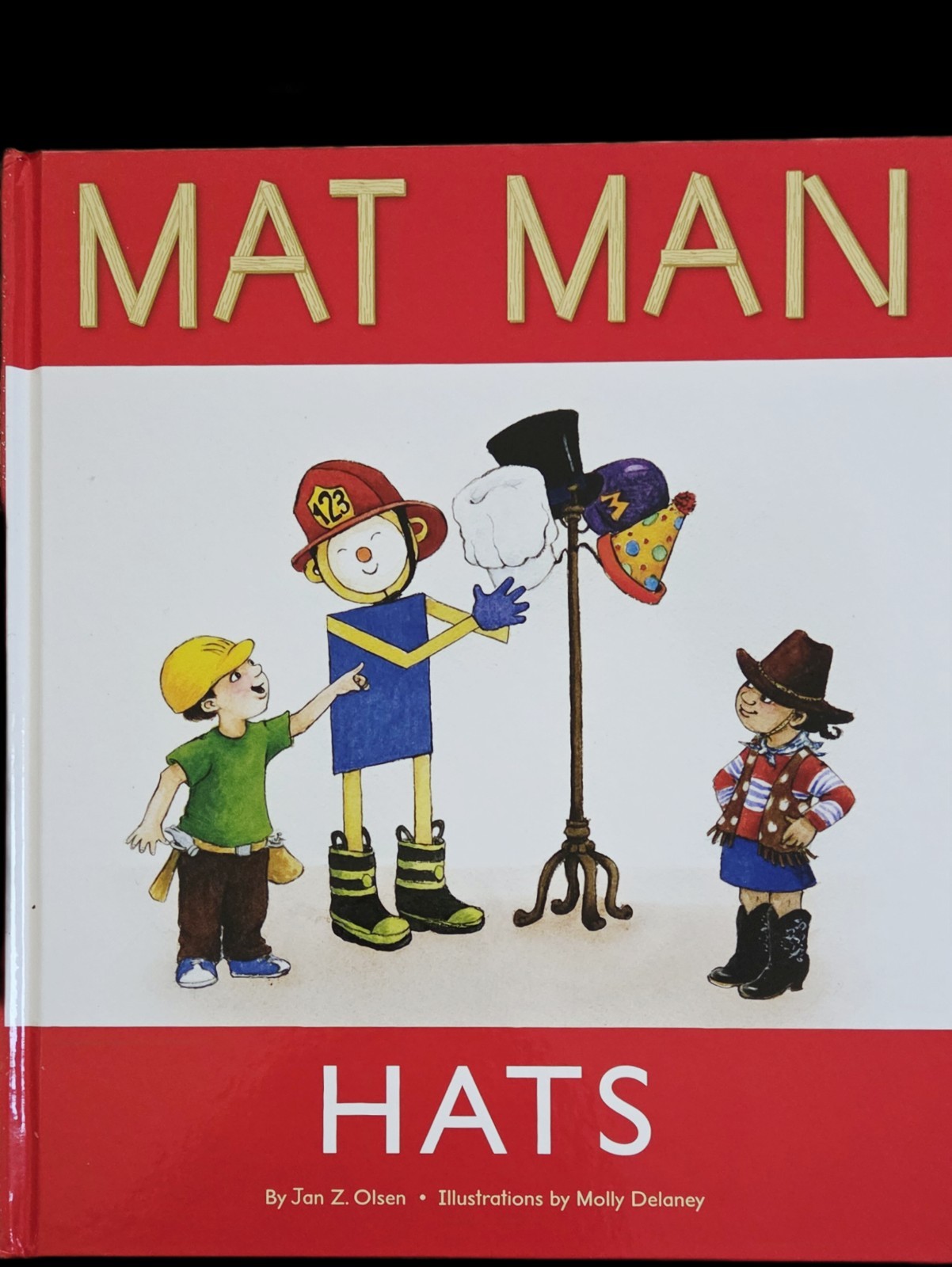 MAT MAN: HATS By Jan Z. Olsen & Molly Delaney – Hardcover **Mint Condition**