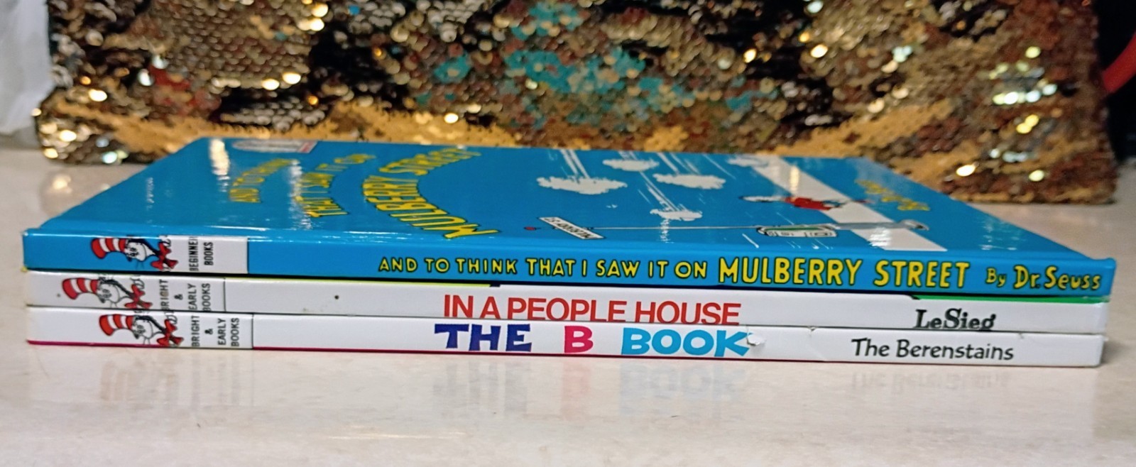 Lot of 3 Dr Seuss 9 X 6 Beginner Books Great Condition WRITING « In A People Hous