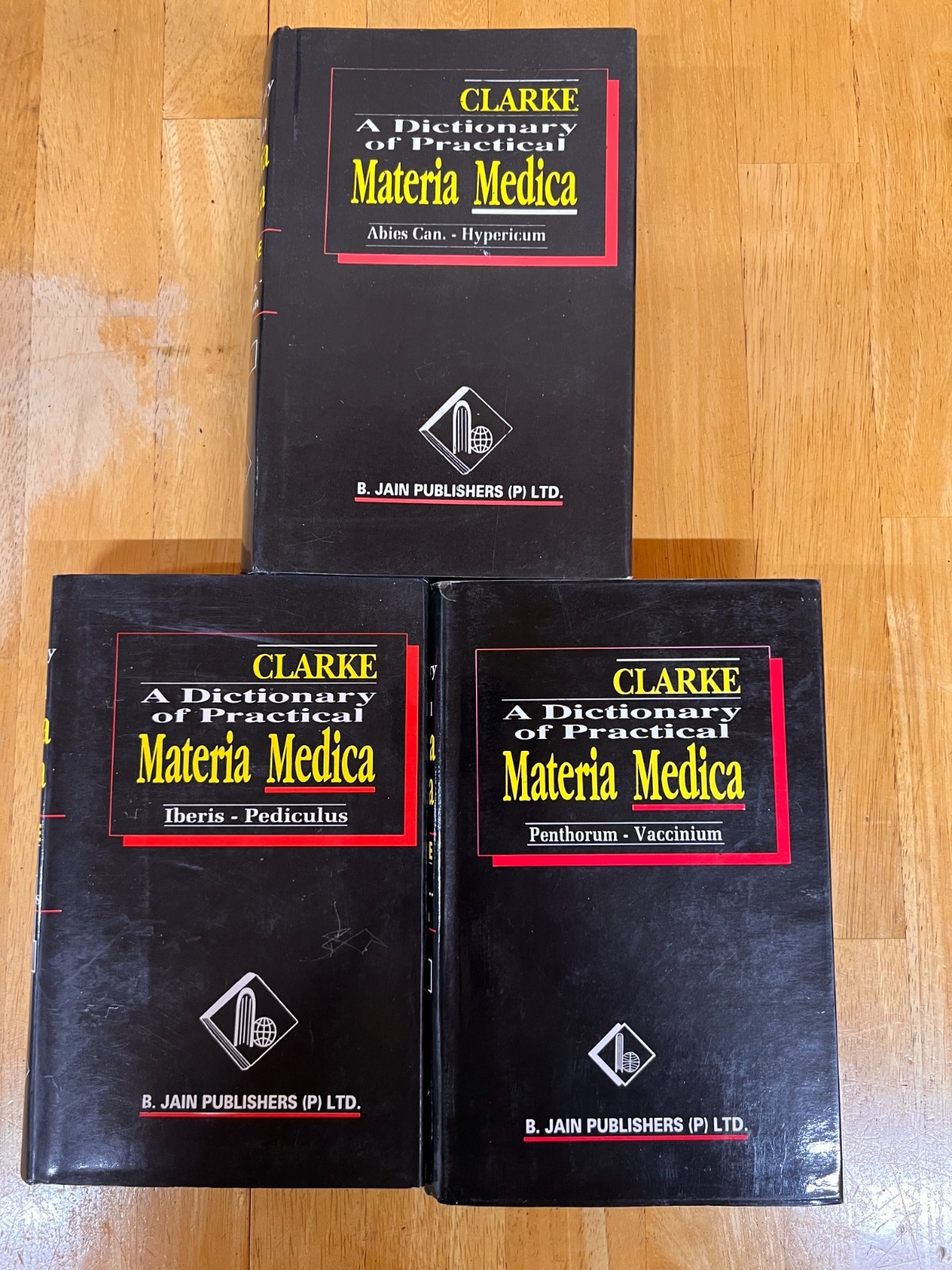 A Dictionary of Practical Materia Medica 3 Volume Set by John Henry Clarke HCDJ