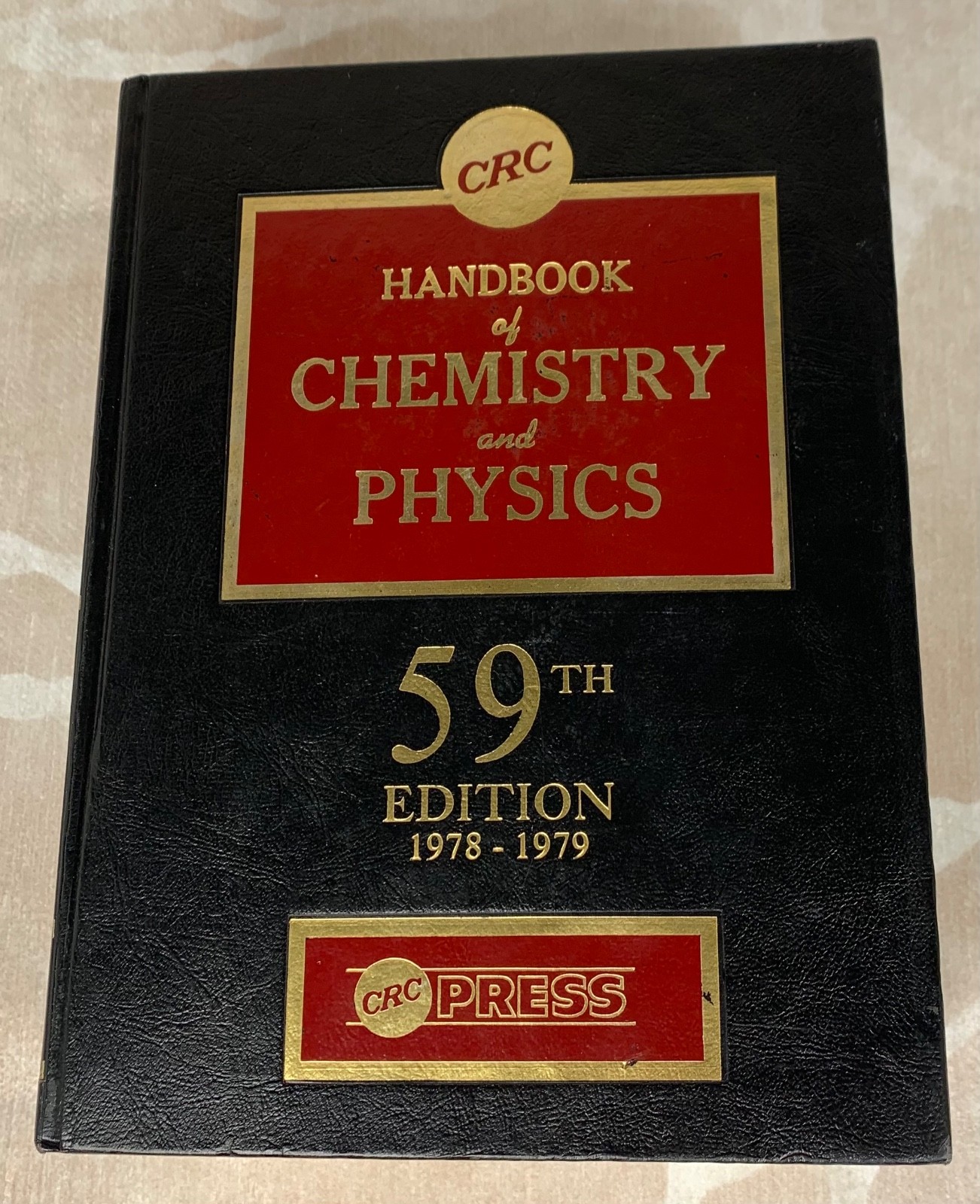 CRC Handbook of Chemistry and Physics 59th Edition 1978-1979 Hardcover Vintage