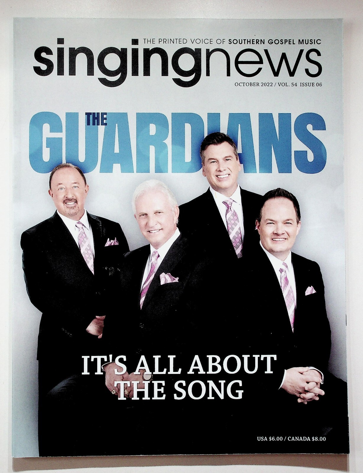 Singing News Oct 2022 The Guardians SGMA Brian Free Ben Wolfe