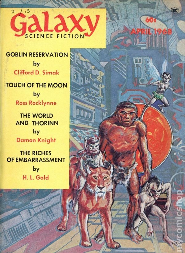Galaxy Science Fiction Vol. 26 #4 VG 4.0 1968 Stock Image Low Grade