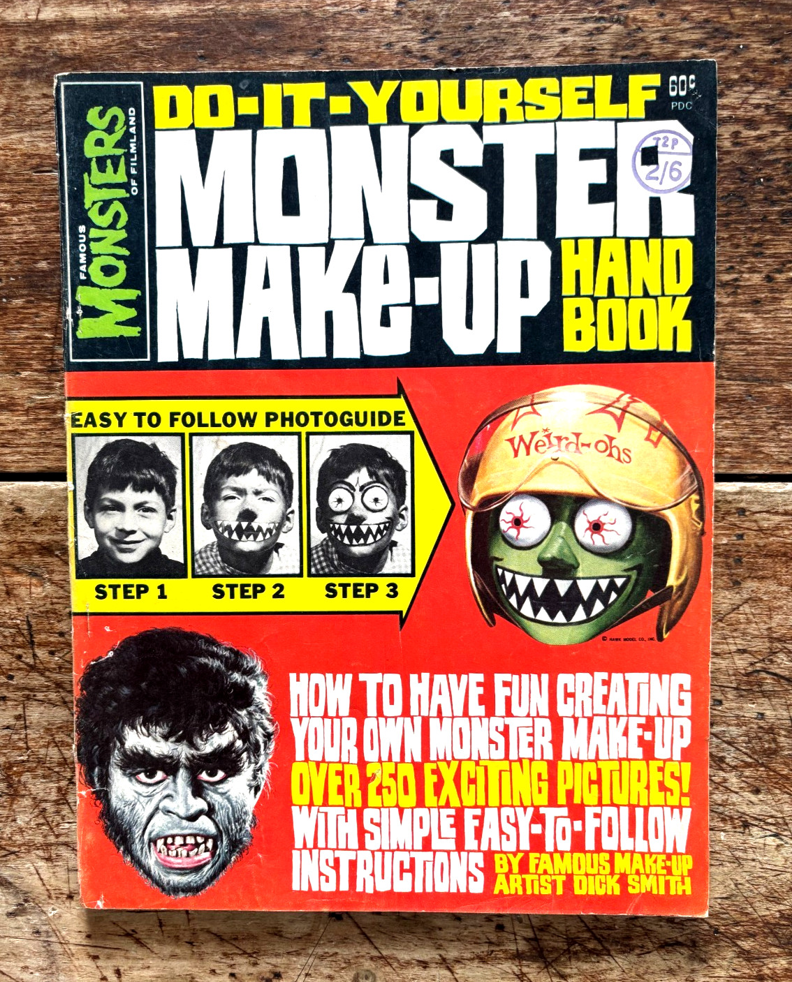 DO-IT-YOURSELF MONSTER MAKE-UP HANDBOOK Warren 1965/Dick Smith/Horror/SFX