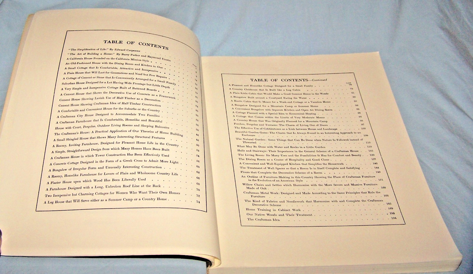 Craftsman Homes: More Than 40 Plans-Arts & Crafts- Stickley PB-2002-205 pages