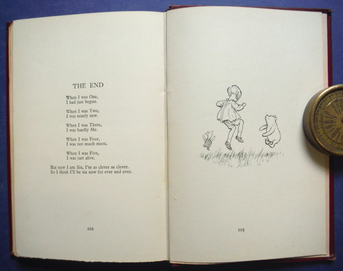 A.A. Milne Now We are Six by A.A. Milne & Ernest H. Shepard 1927 HB 1st Printing