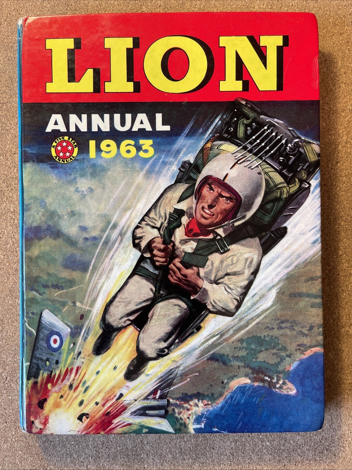 Lion Annual 1963 G to VG Unclipped, No Pen, Bright Cover Colours, Hardback