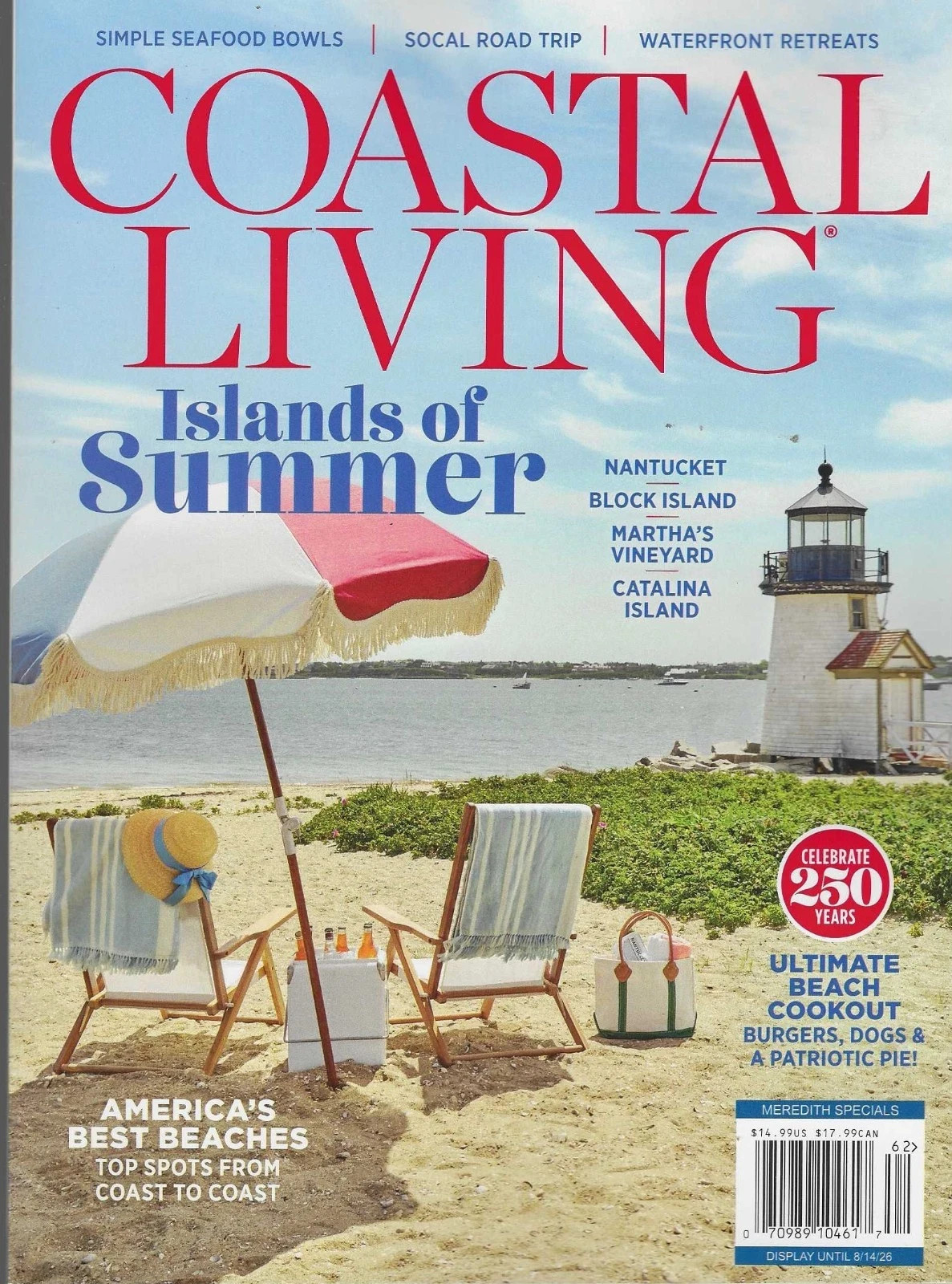 Coastal Living Magazine Summer 2026 Islands of Summer – Ultimate Beach Cookout