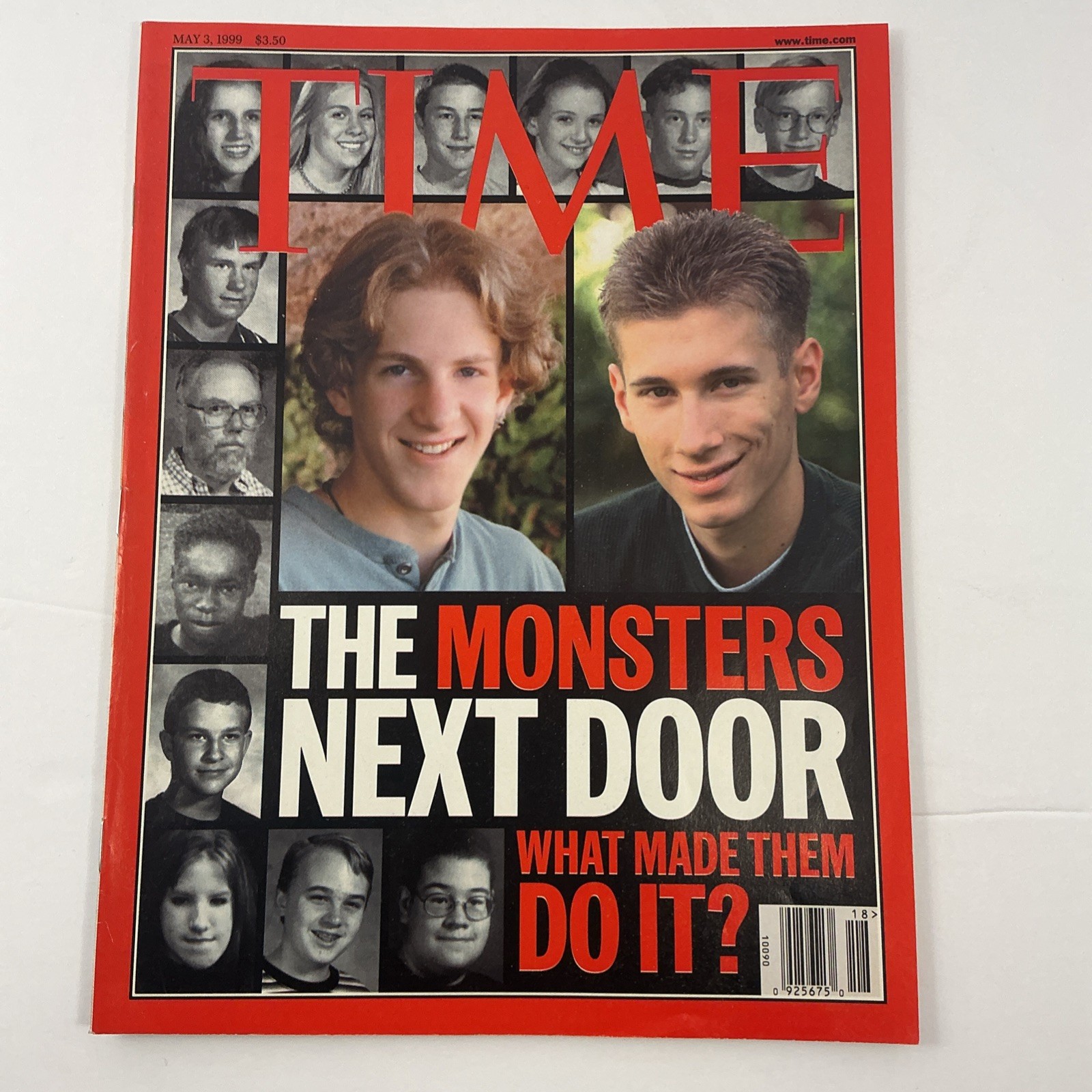 Time Magazine May 3 1999 – COLUMBINE SCHOOL SHOOTING – &lsquo;The Monsters Next Door&rsquo;