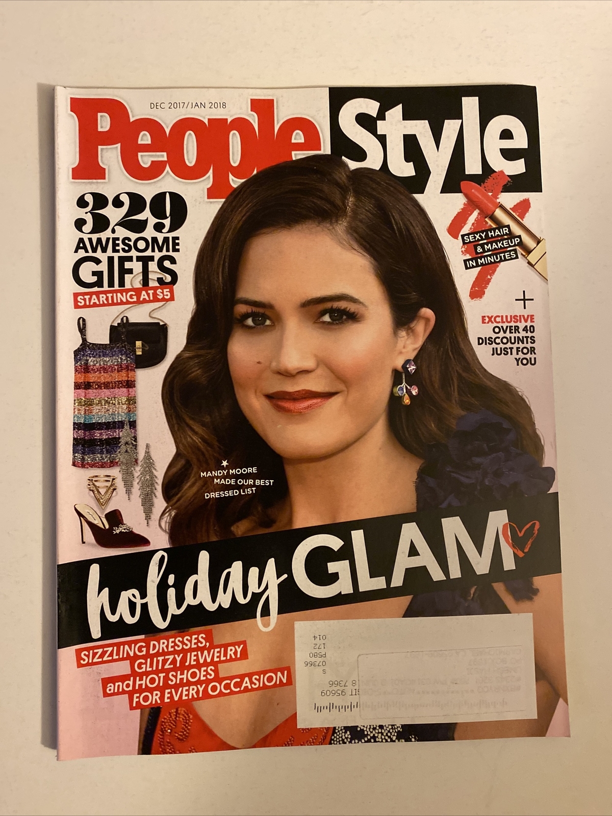 People Style Dec 2017 Jan 2018 Mandy Moore Holiday Glam FREE SHIPPING 104 PAGES