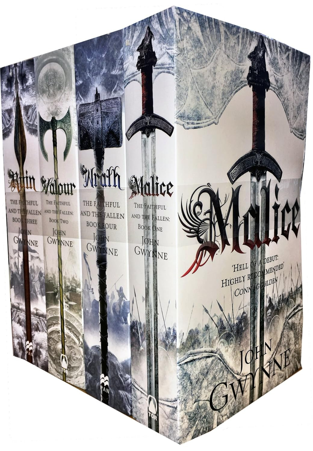 The Faithful and the Fallen 4 Books Collection Set by John Gwynne (Malice, Valou