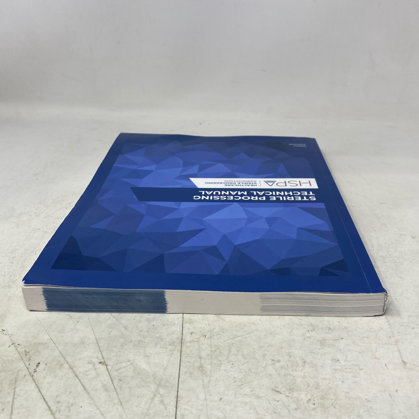 HSPA Sterile Processing Technical Manual 9th Ed Paperback Blue 8.5×11