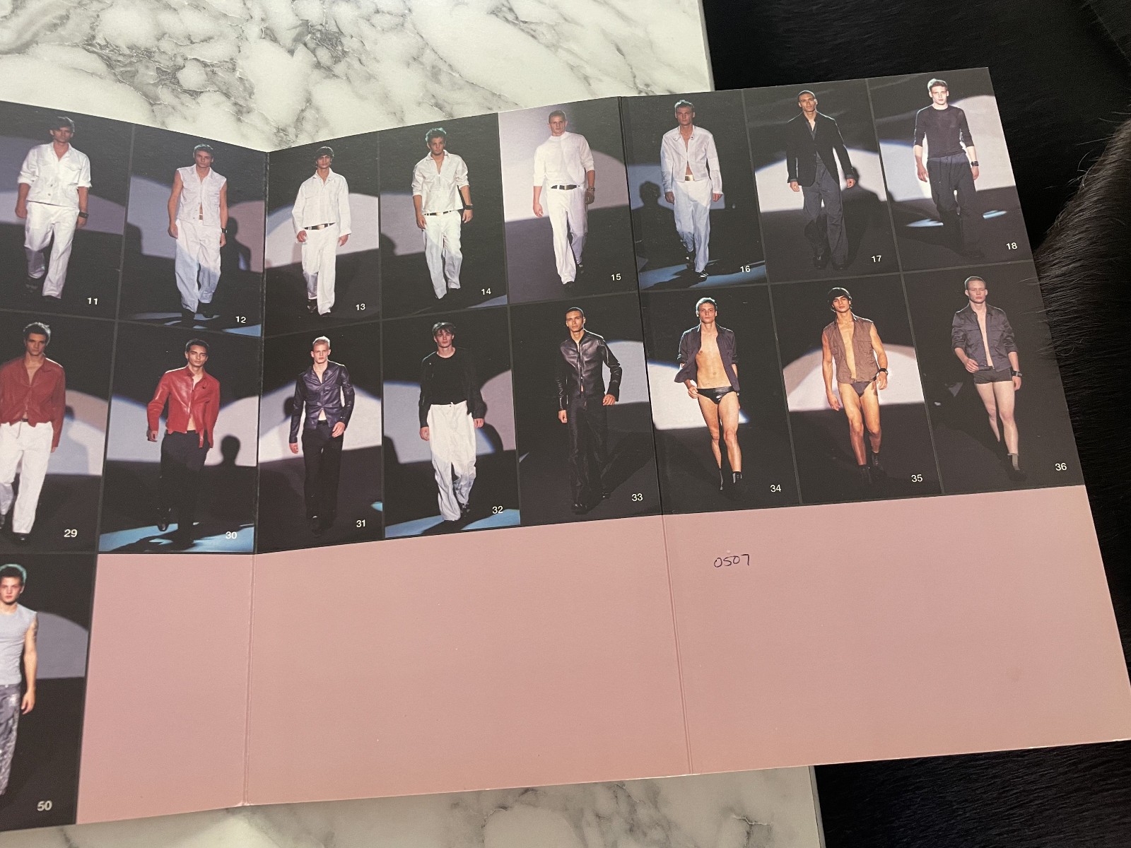GUCCI Men&rsquo;s TOM FORD ERA 1999 Spring Summer Catwalk Runway FASHION CATALOG BOOK