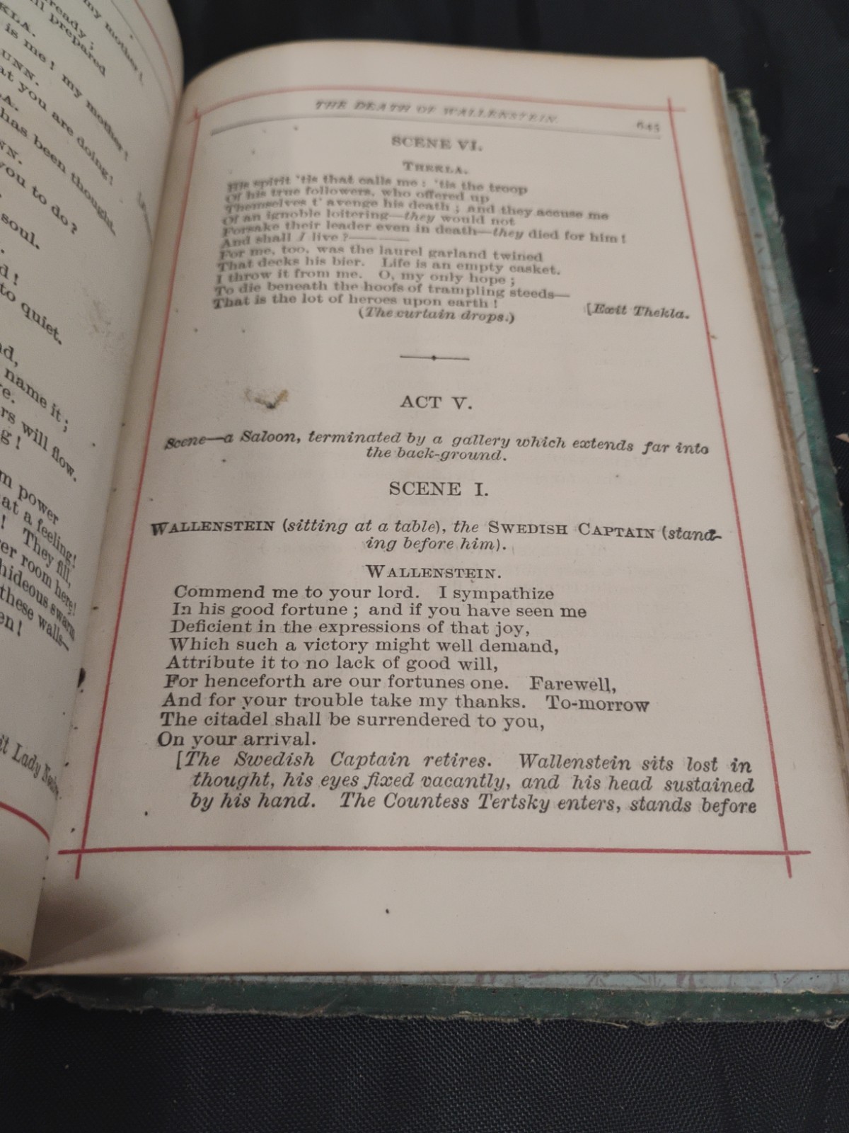 Antique Coleridges Poems Printed By Belford, Chicago, Il. 600+ Pages