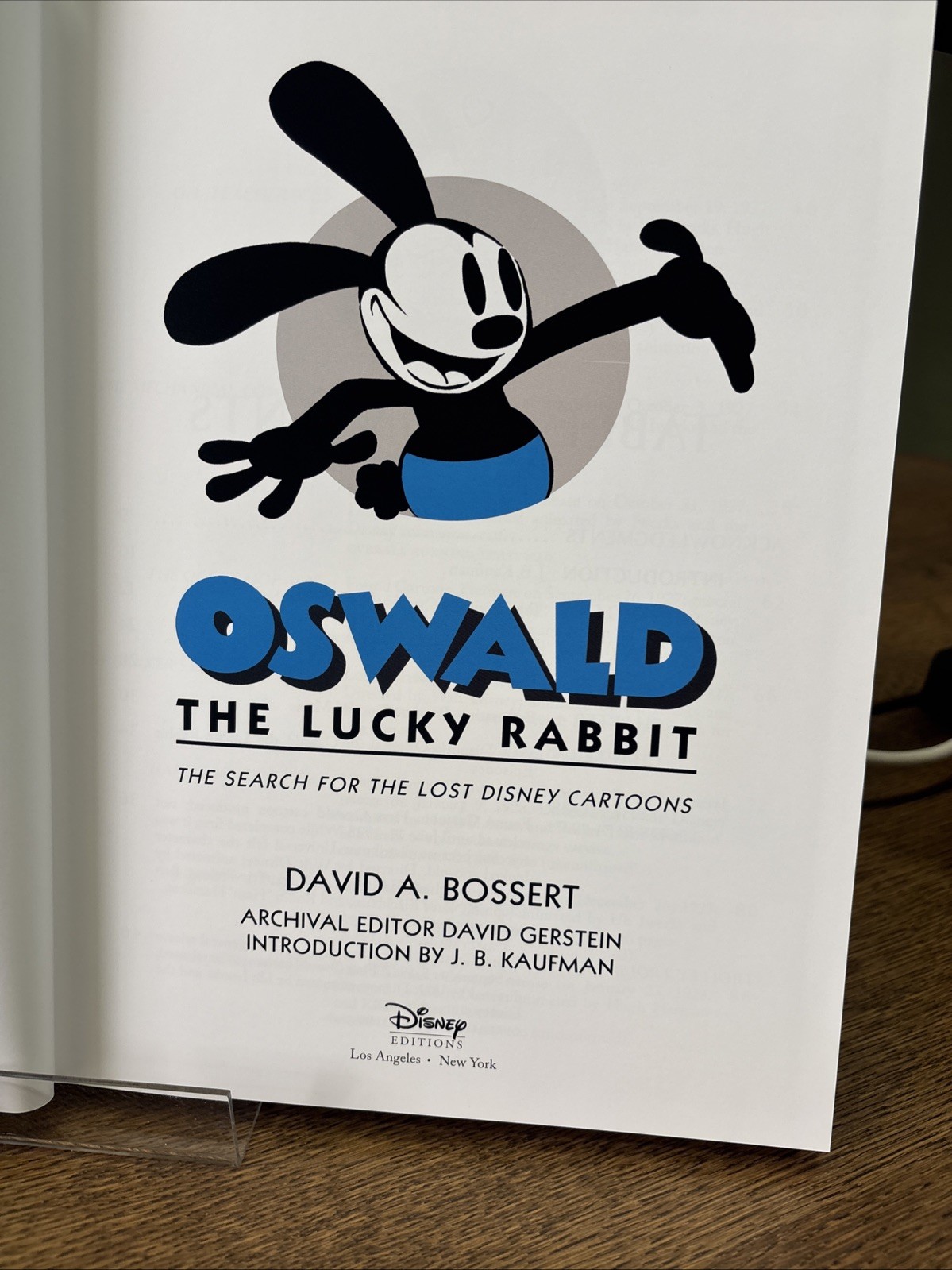 Oswald the Lucky Rabbit:1st ED The Search forthe Lost Disney Cartoons by Bossert