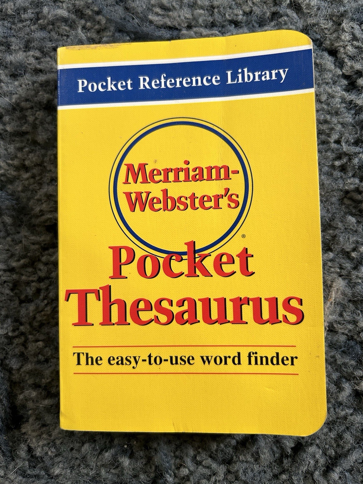 Merriam-Webster Merriam-Webster&rsquo;s Pocket Thesaurus Pocket Reference PB English