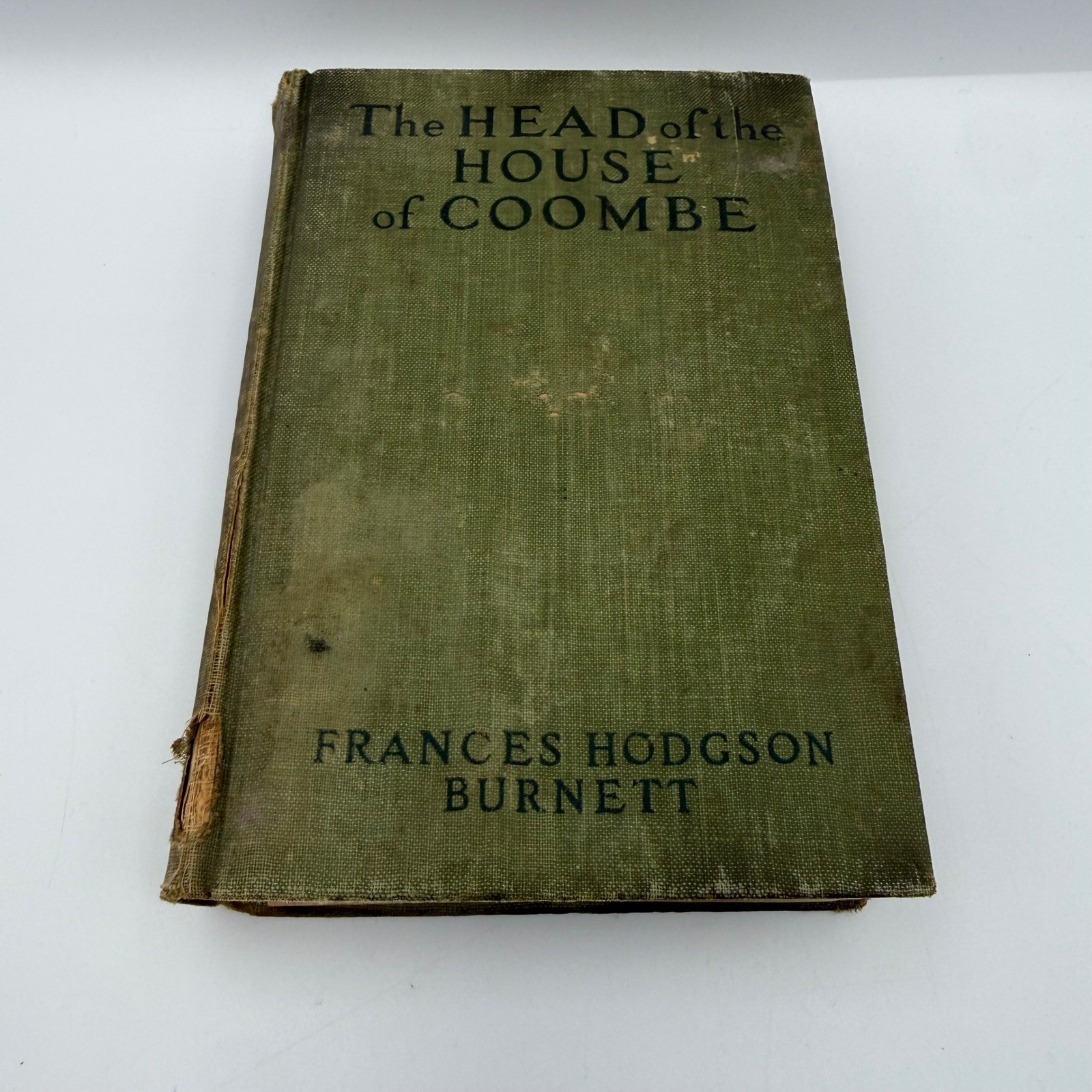 1922 The Head of the House of Coombe Frances Hodgson Burnett Hardcover Book