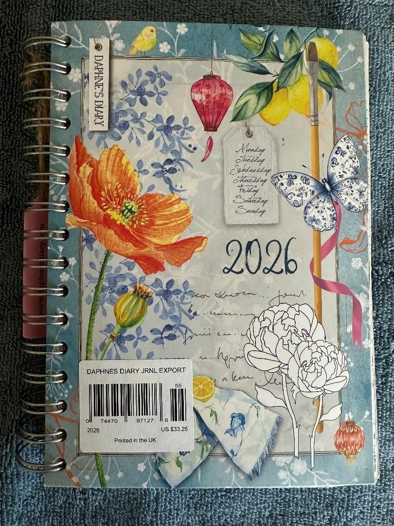 DAPHNE&rsquo;S DIARY Magazine Brand New 2026 PLANNER JOURNAL Diary IN STOCK English