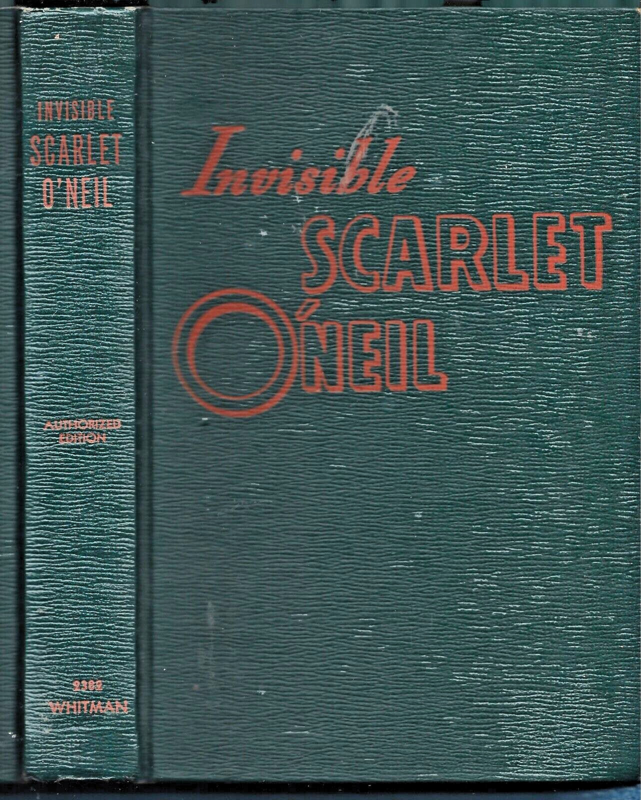 Invisible Scarlet O&rsquo;Neil HB-1943-Russell Stamml-248 pages-Whitman-DJ pieces
