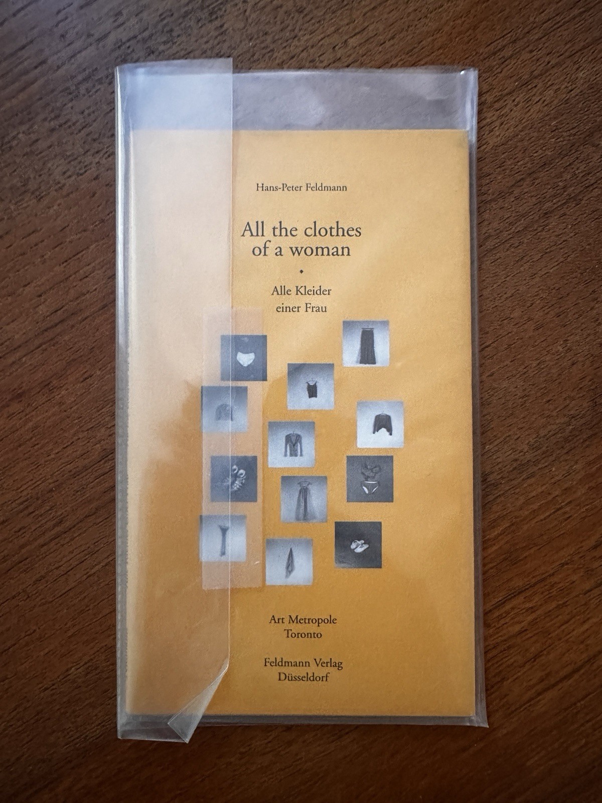 All The Clothes of A Woman (Hans Peter Feldmann) Paperback Book