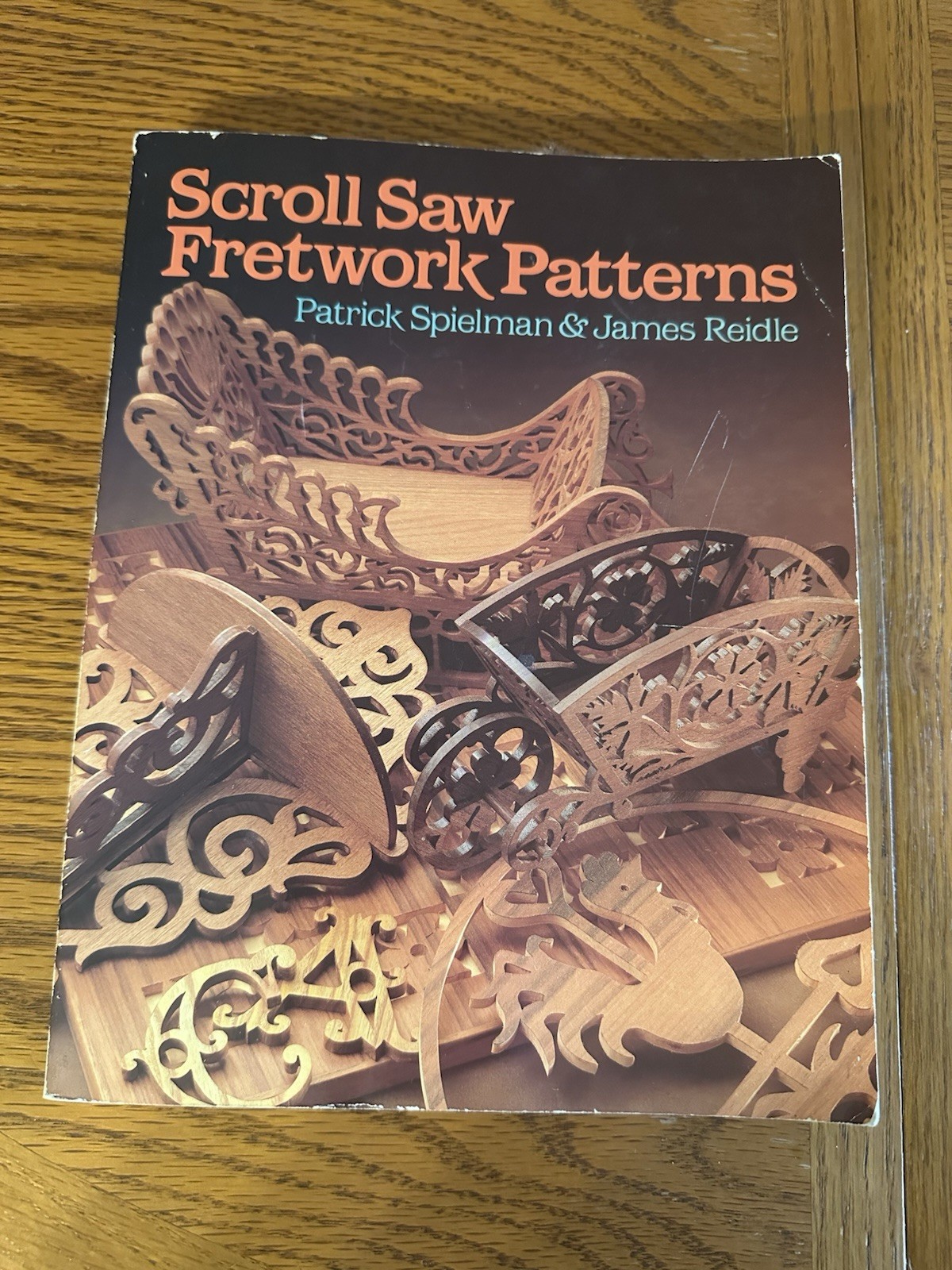 Vintage 1989 Scroll Saw Fretwork Patterns Drawings Paperback Book