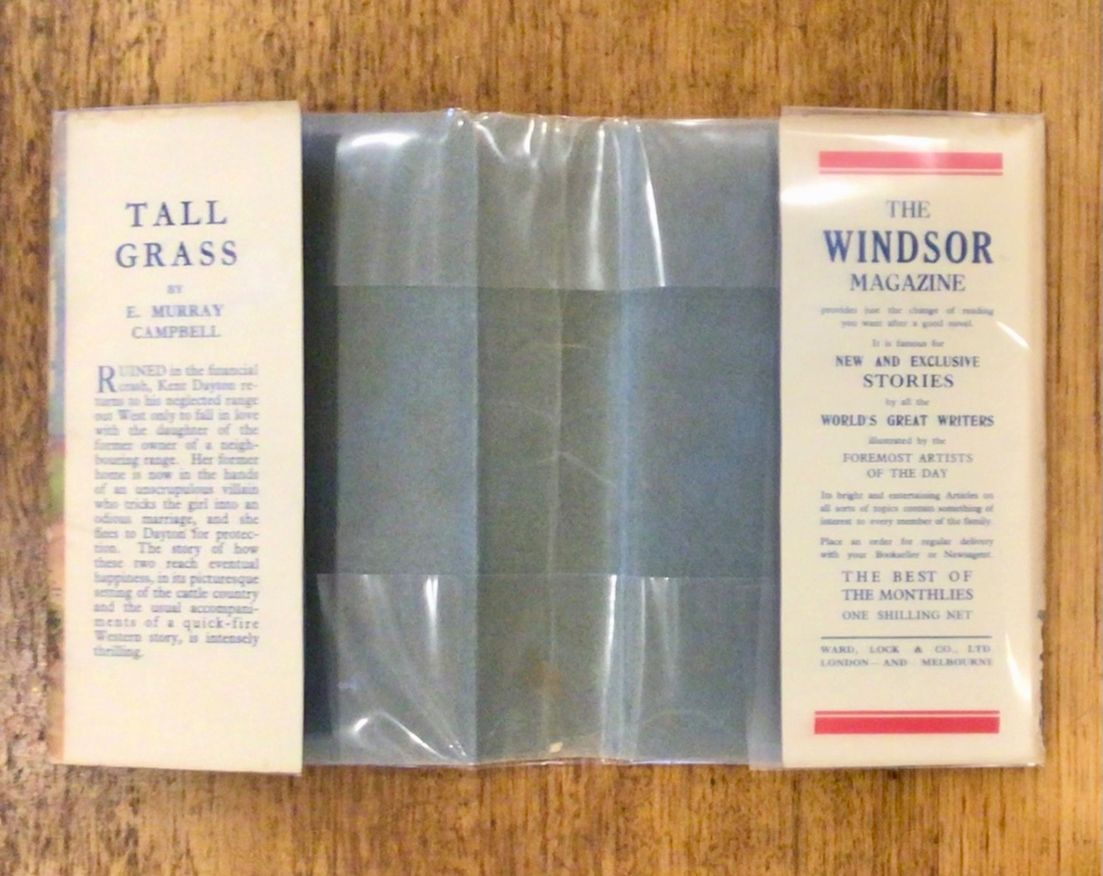 (1933) E. Murray Campbell: ‘Tall Grass’ Vg Hardcover with RARE Dust Jacket