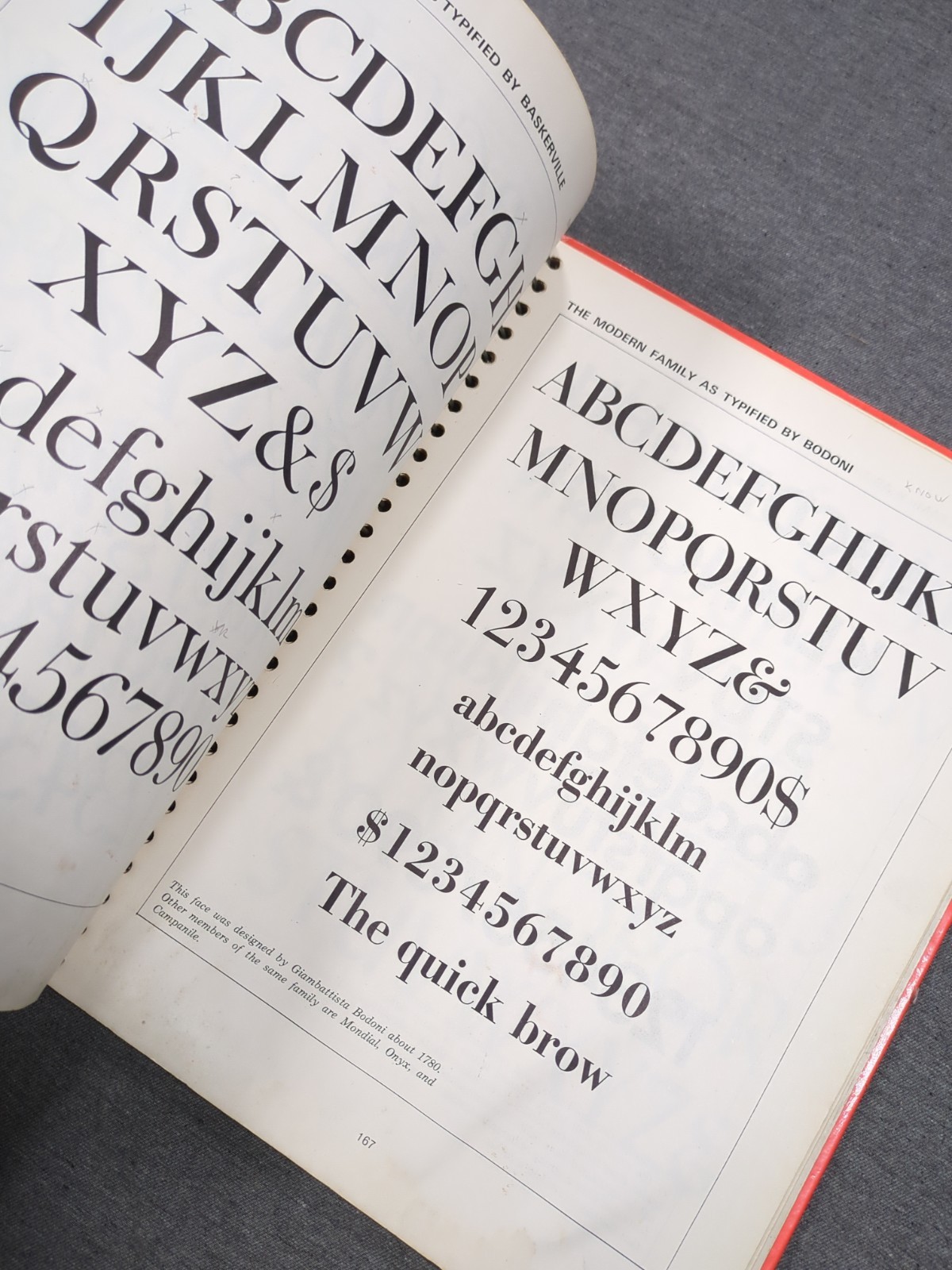 1966 Type & Lettering William Longyear VTG Revised 4th Edition Spiral Bound HC