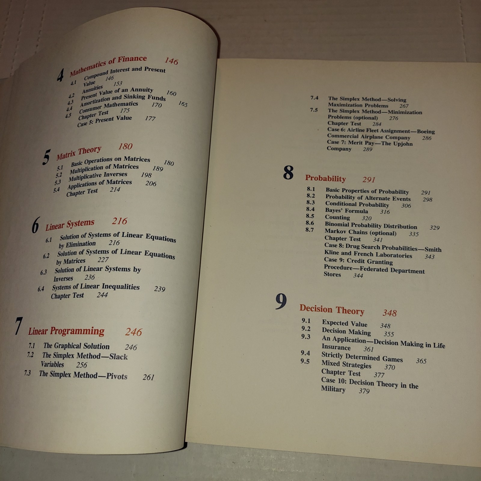 Mathematics Calculus with Applications Lial – Miller 1980 Examination Copy