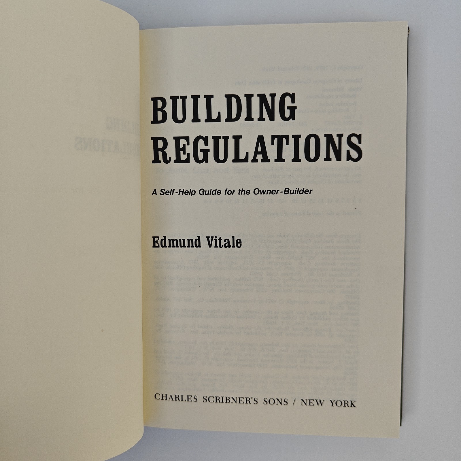 1979 Building Regulations Self Help For Owner Builder By Edmund Vitale