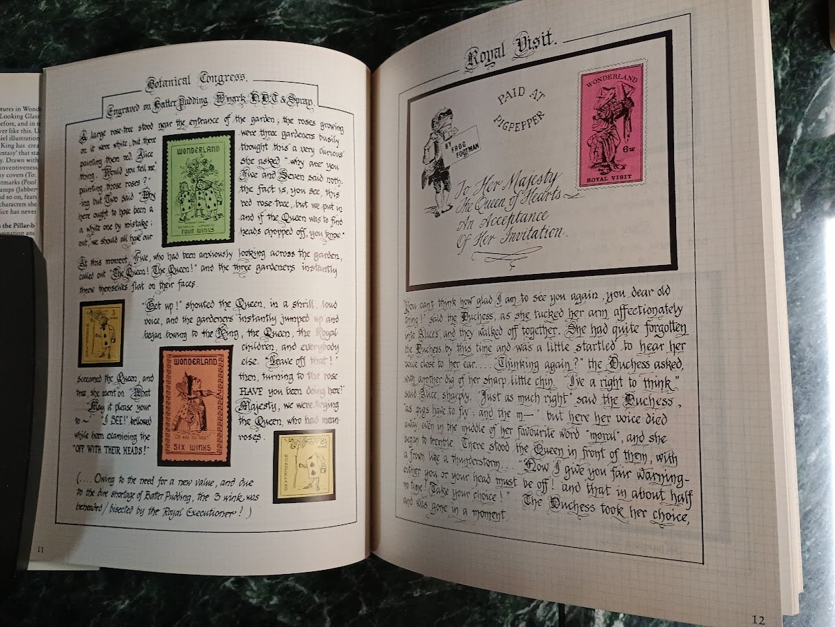 Alice Through the Pillar-Box… by Gerald M. King 1978 – Whizzard Press HC, LN!