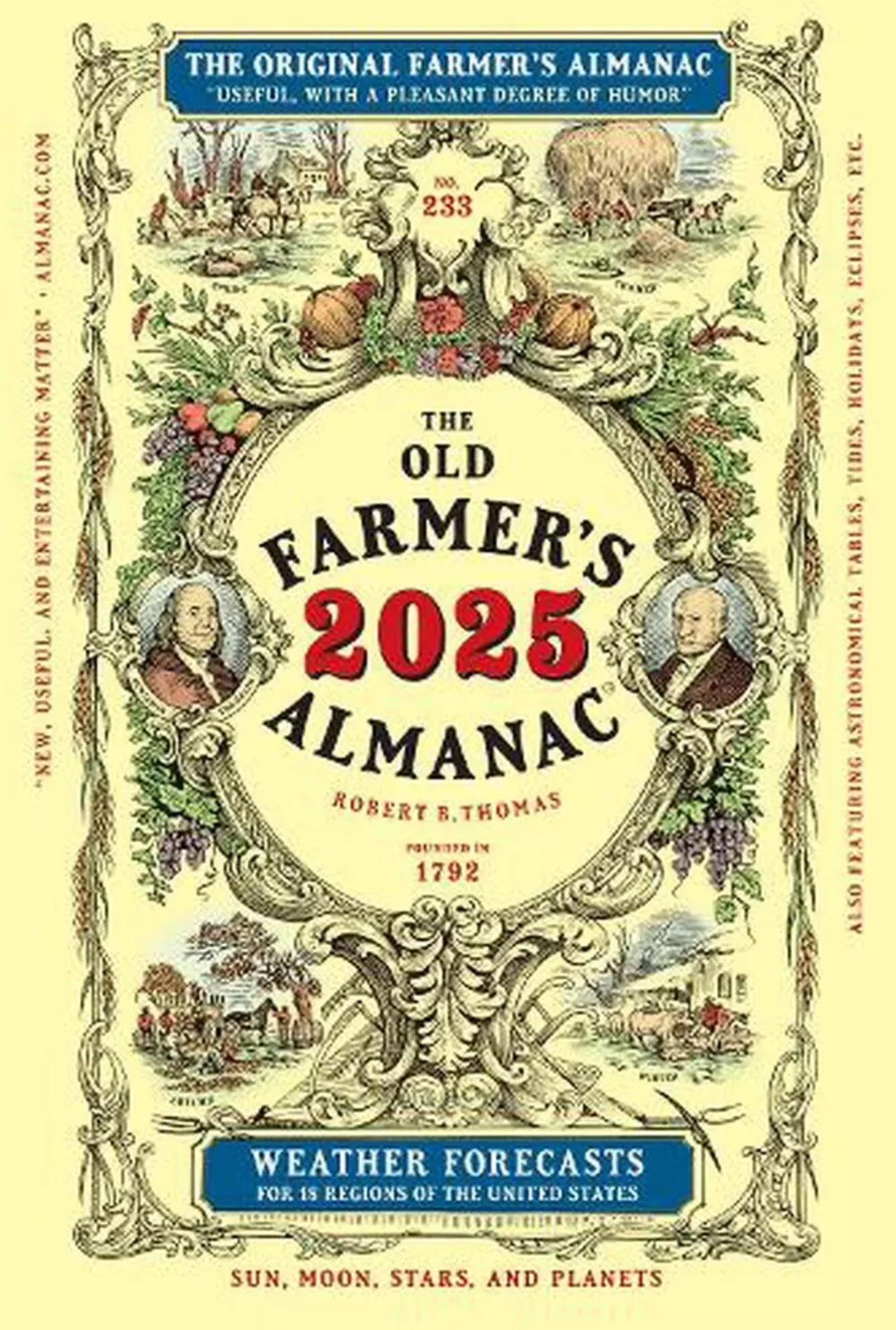 The 2025 Original Old Farmer&rsquo;s Almanac Weather Forecasts Gardening Schedules Etc