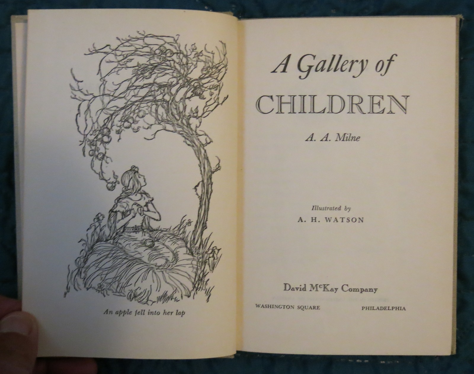 A Gallery of Children by A. A. Milne – Hardback 1925