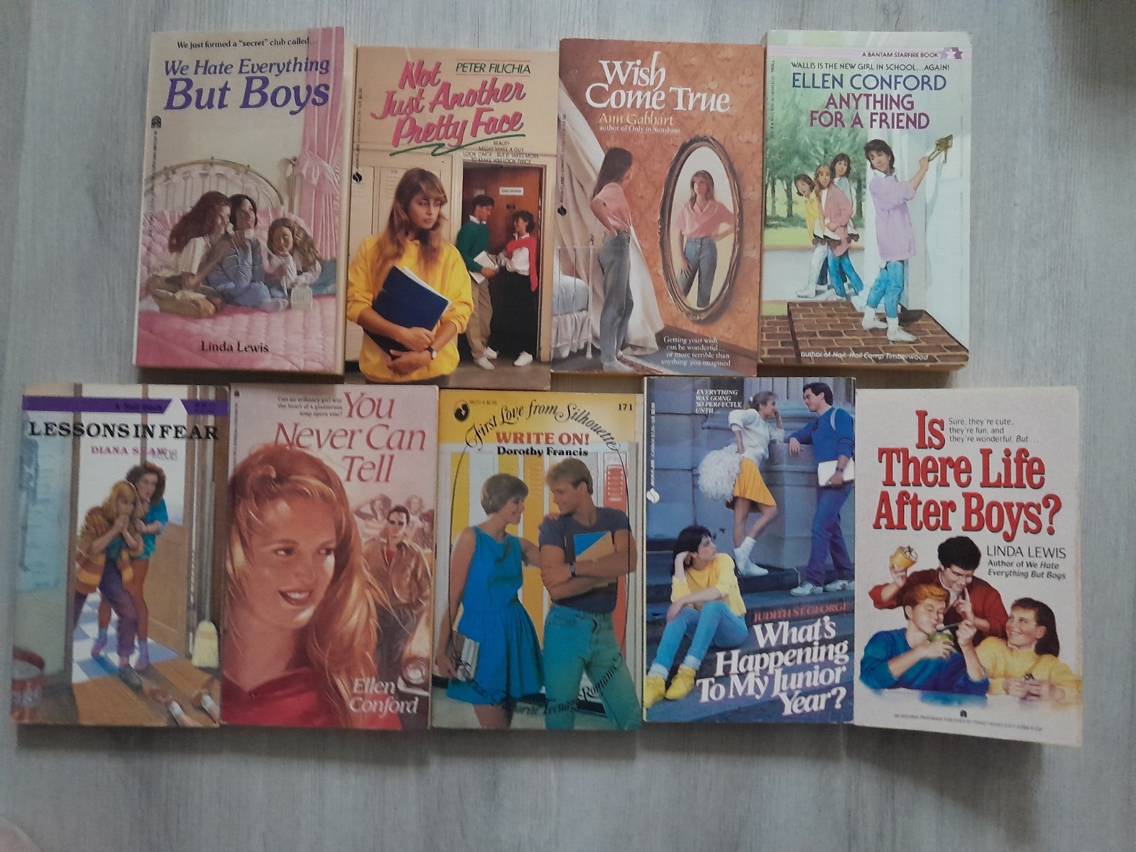 1980s Teen Romance Paperback Novel Lot of 9