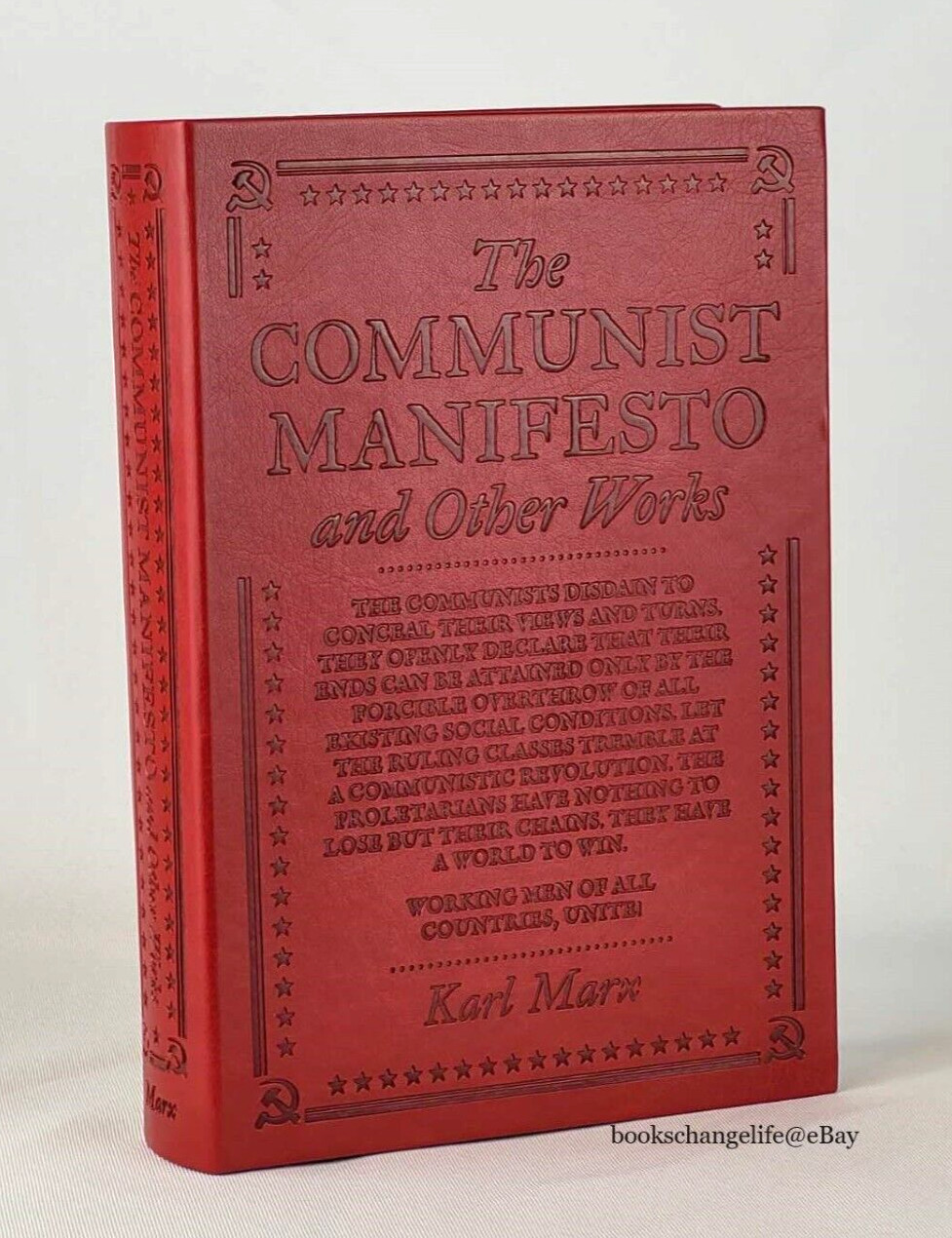 THE COMMUNIST MANIFESTO & Other Works by Karl Marx Faux Leather Flexi Bound NEW