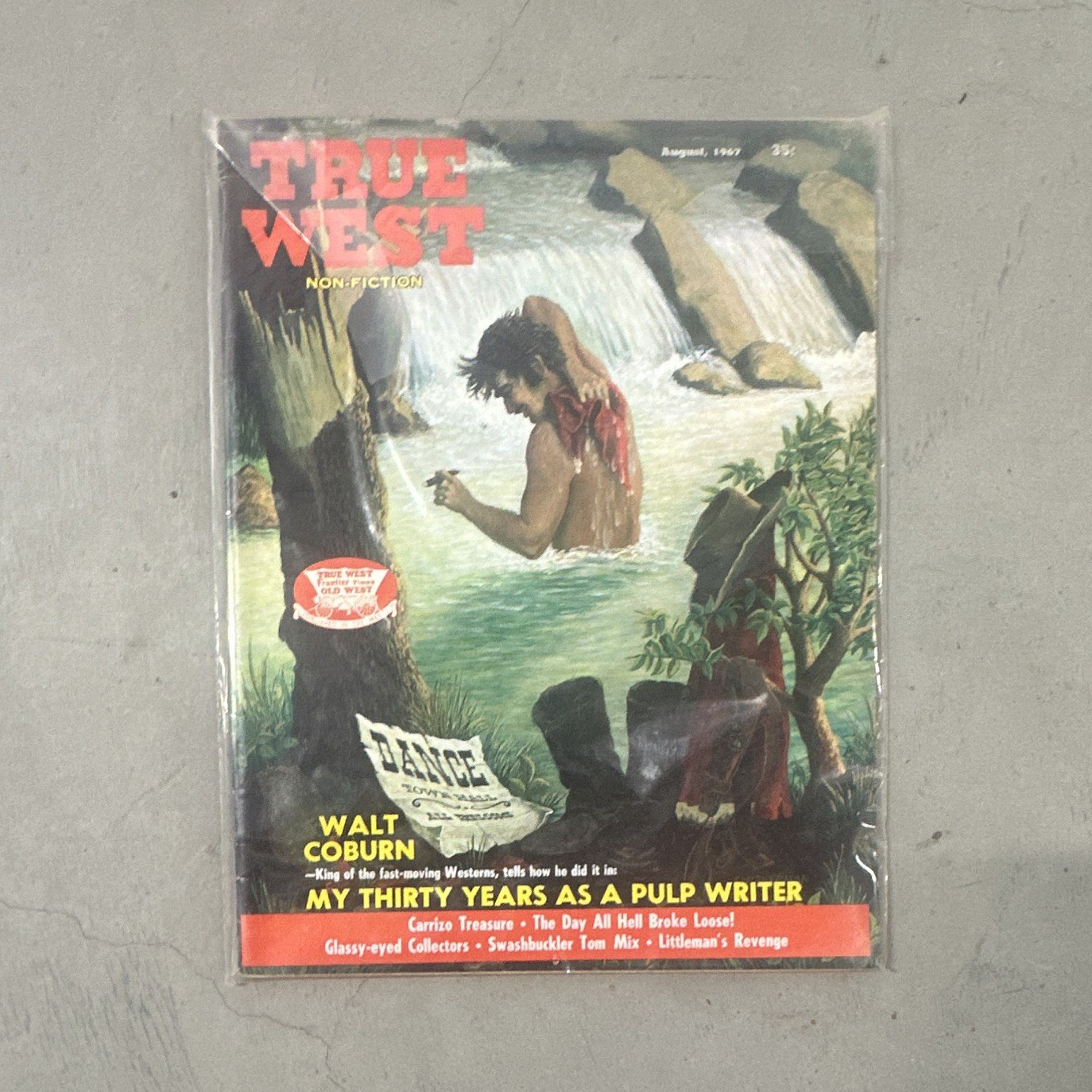 True West August 1967 Non-Fiction Western Magazine Walt Coburn English