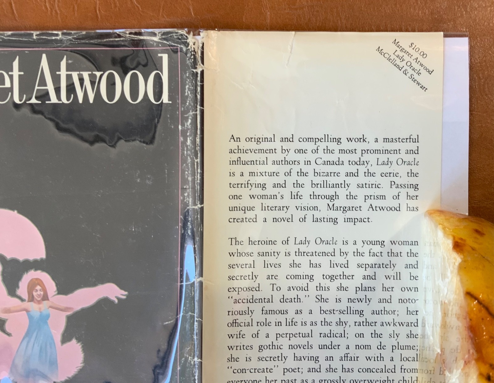 1976 Lady Oracle 1st Edition (Canada) Original Jacket INSCRIBED BY AUTHOR