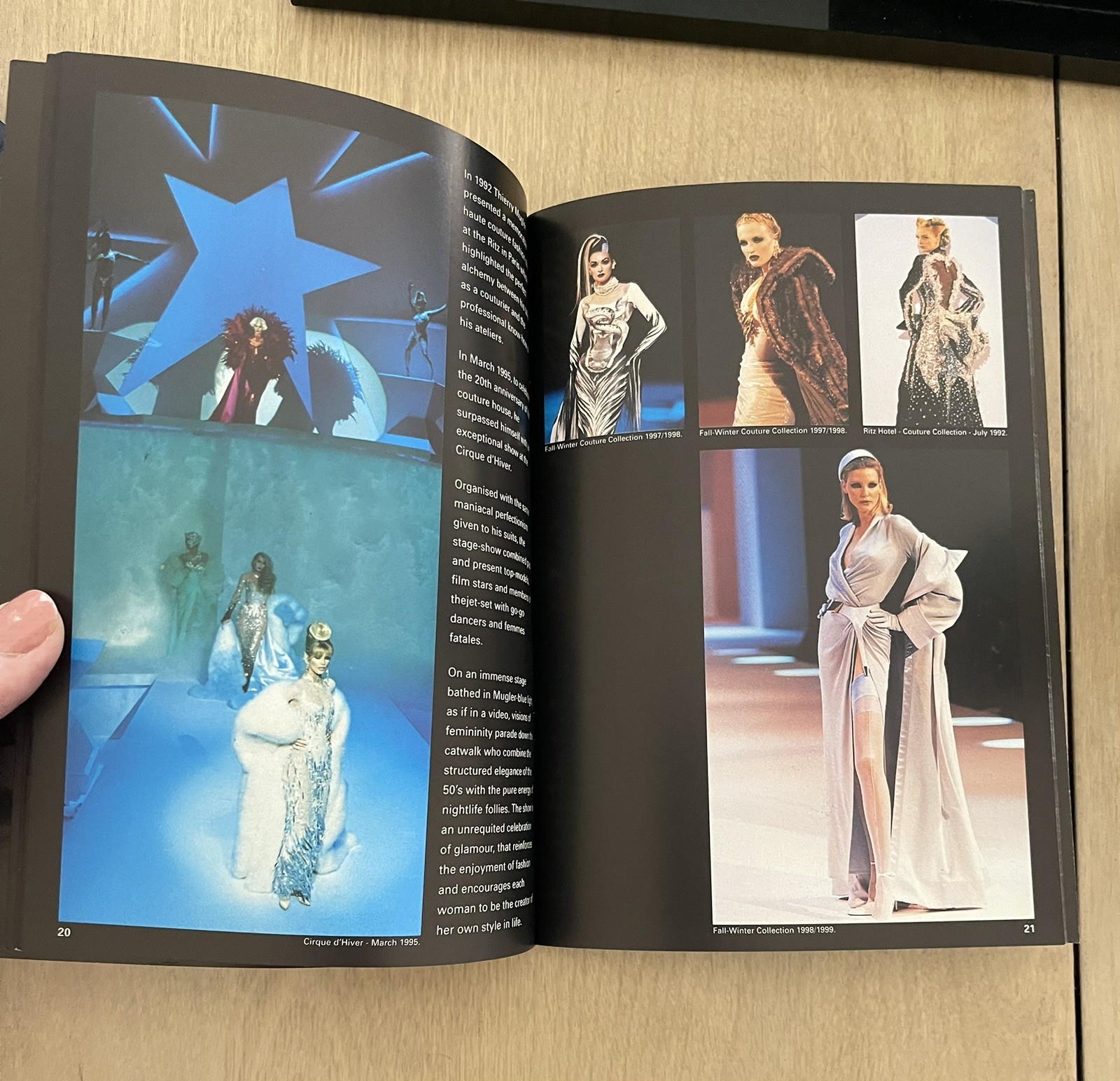 Vintage Thierry Mugler Universe Of Fashion 1997 Rare Couture Catalog Photo Book