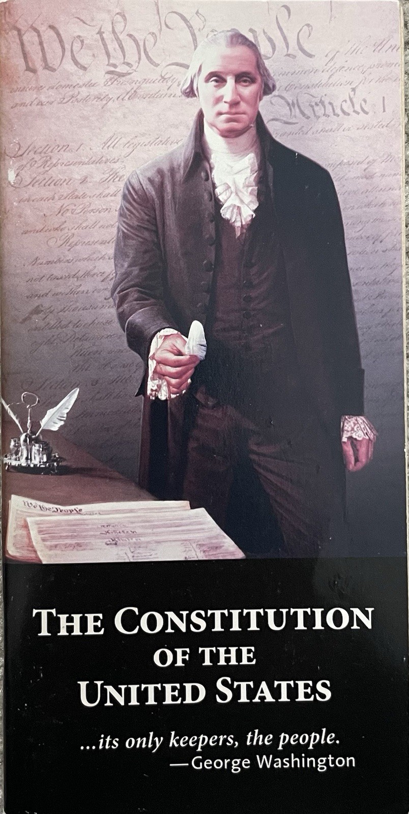 The Constitution of the United States Declaration Independence Pamphlet Pocket