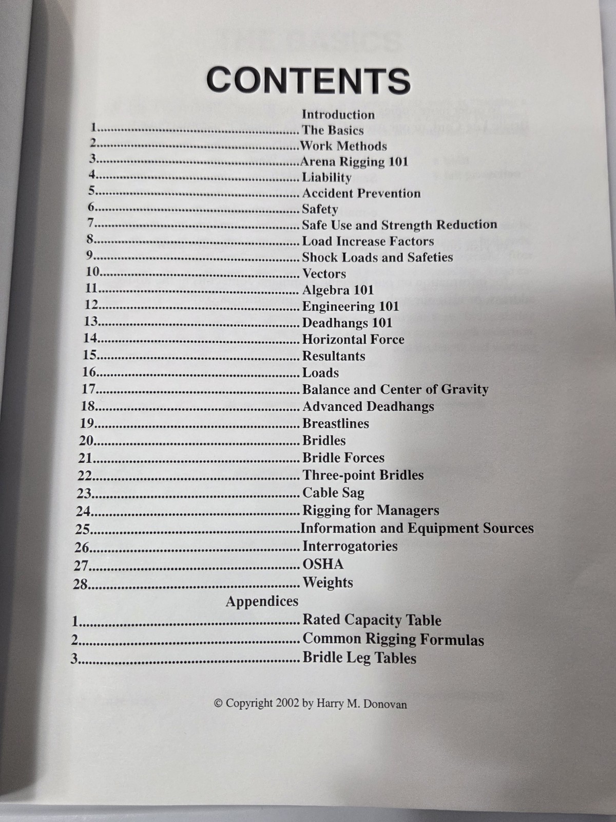 Arena Rigging Practical Guide for Riggers, Designers, & Managers Harry Donovan
