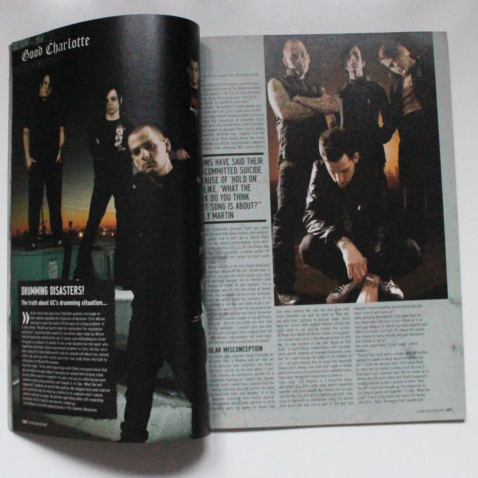 Rock Sound Magazine Good Charlotte March 2007 Issue 94 Music Alternative