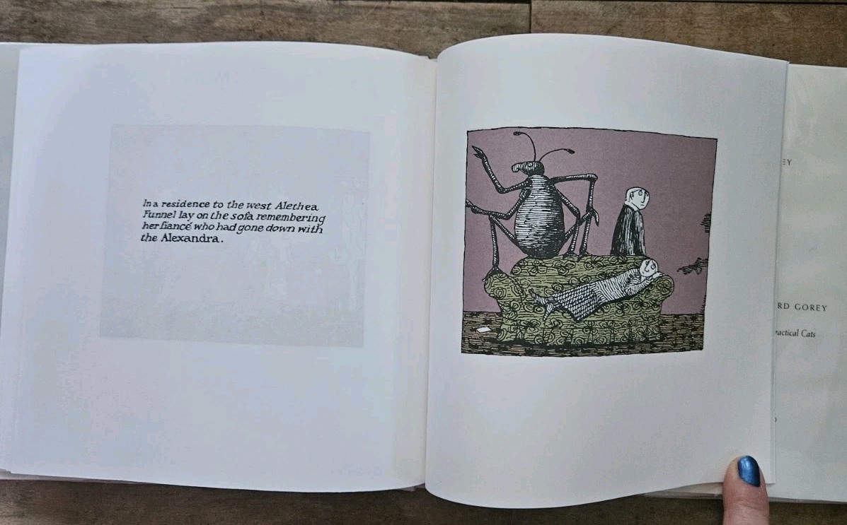 1997. 1st Edition Edward Gorey : The Hauned Tea-Cosy | ILLUST HCDJ In Clear Wrap