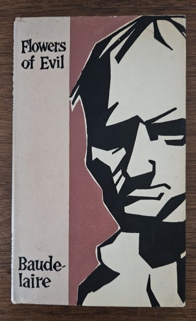 Flowers of Evil Charles Baudelaire – 1958 Jeff Hill Illustrations Hardcover DJ