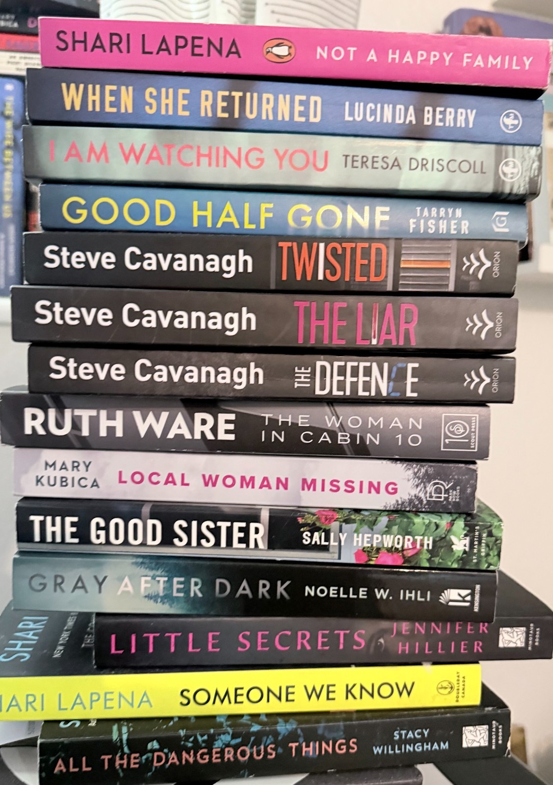 Psychological Thrillers – Books – EUC