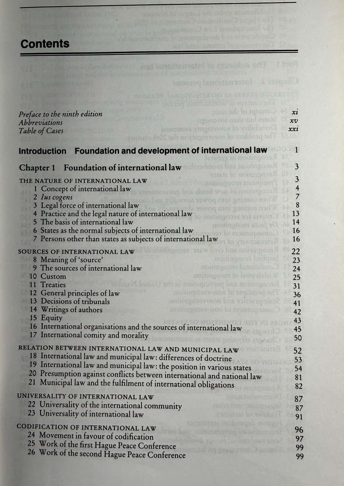 Oppenheim’s International Law PEACE 9th Edition Parts 1-4 in Two Paperback Books
