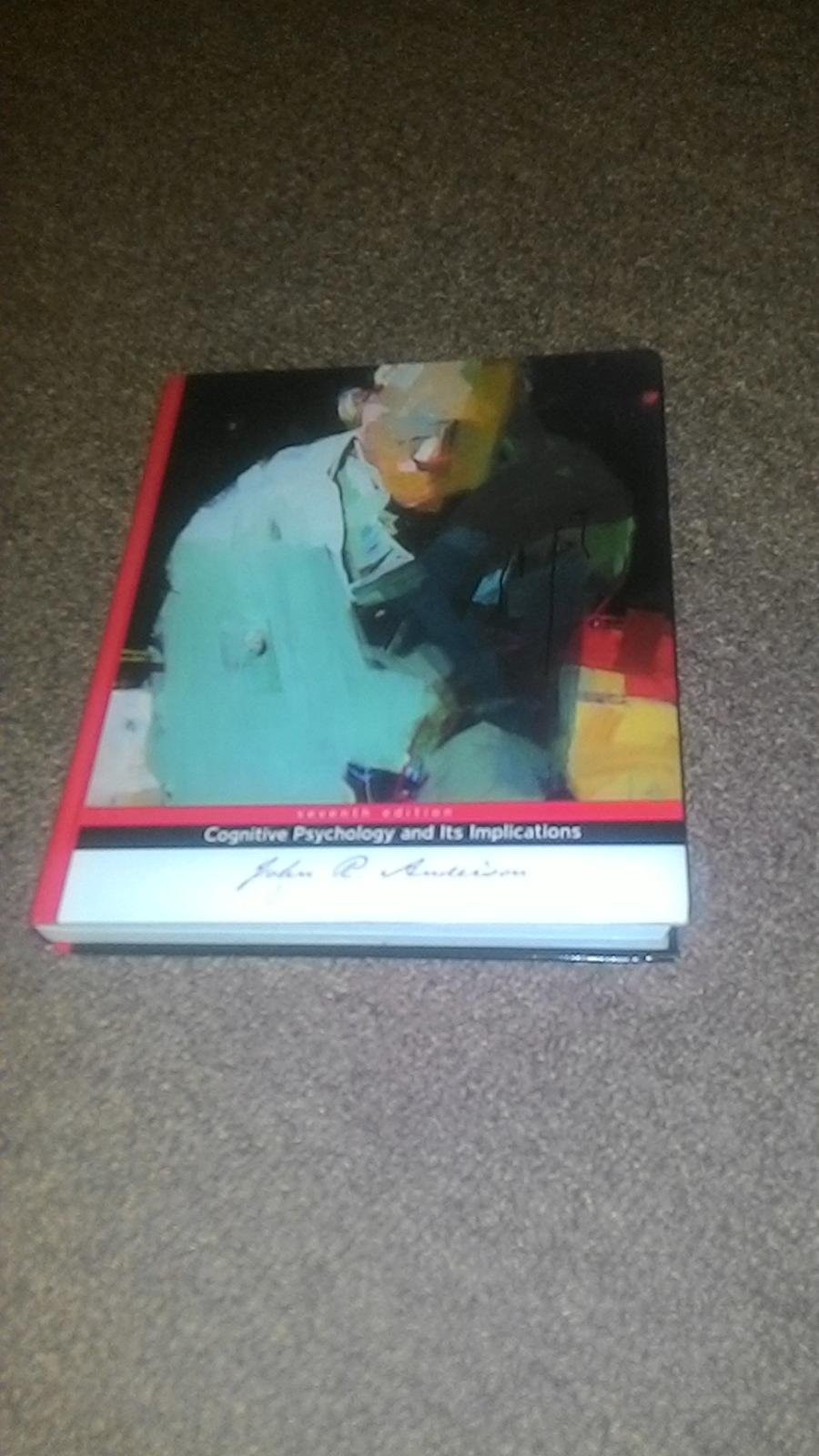Cognitive Psychology and its Implications – hardcover Anderson, John R.