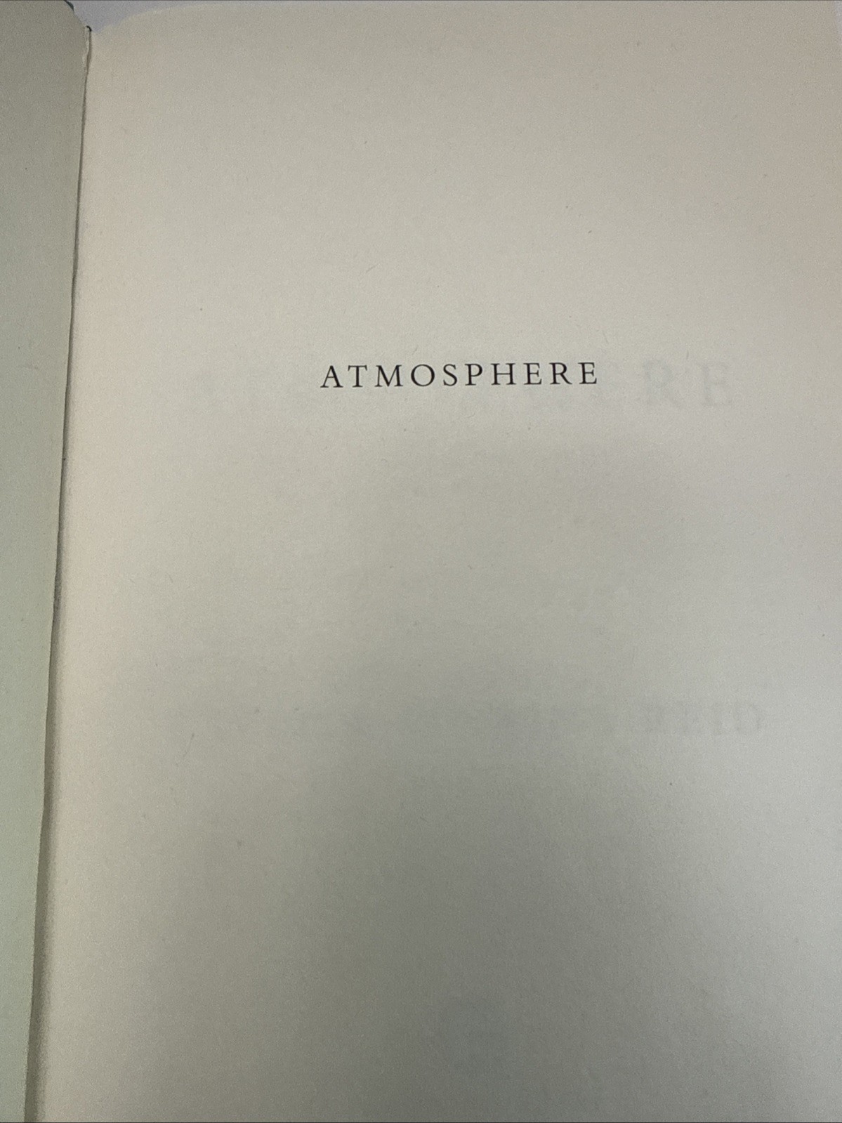 Atmosphere: A GMA Book Club – Hardcover, by Reid Taylor Jenkins – No Sleeve