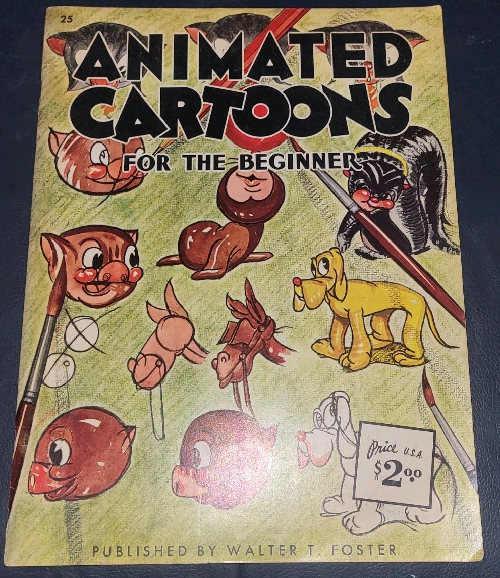 ✏️ Animation by Preston Blair LEARN HOW TO DRAW ANIMATED CARTOONS 1950&rsquo;s Vintage