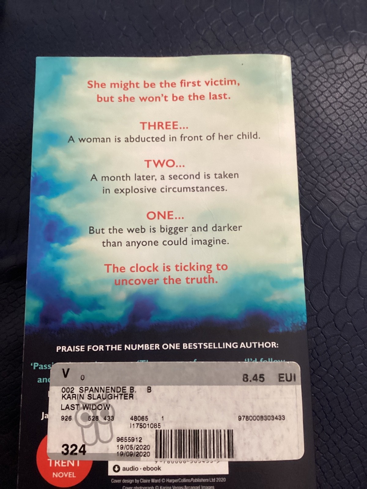 The Last Widow: A Novel (Will Trent) – Hardcover By Slaughter, Karin – GOOD