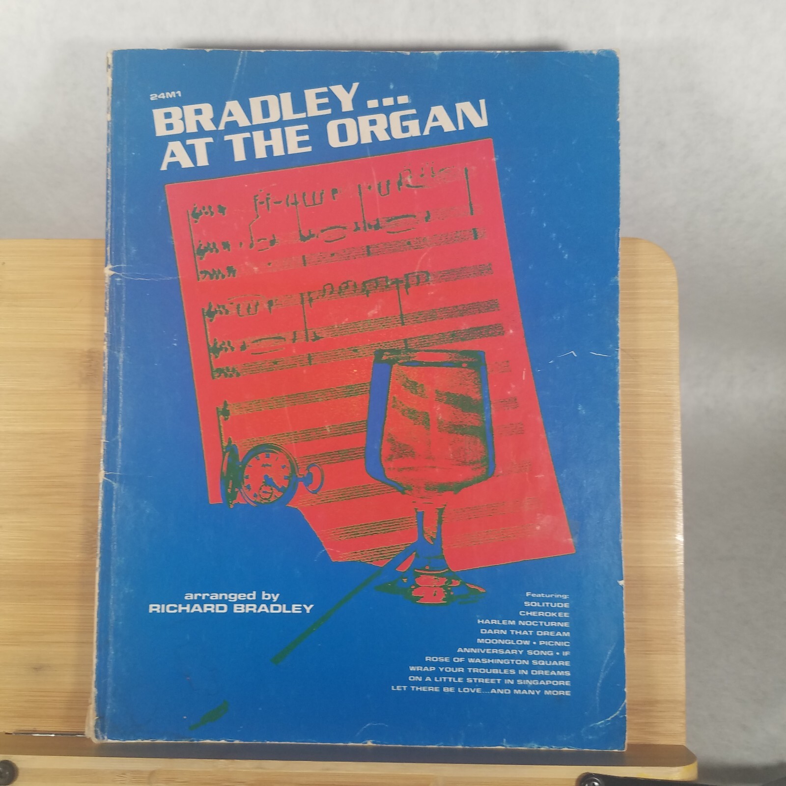 Bradley at the Organ – 1977 Trade Paperback by Richard Bradley – 80 Pages