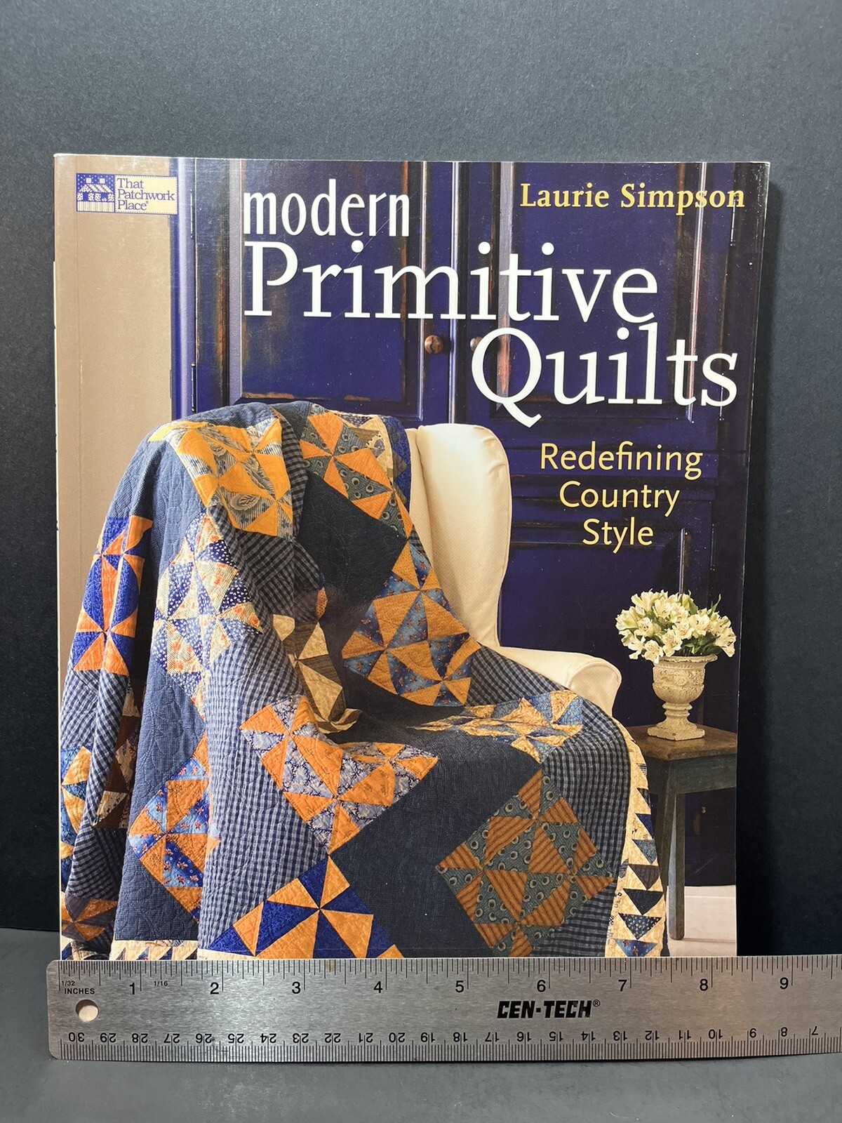 Modern Primative Quilts Pattern Book by Laurie Simpson, That Patchwork Place